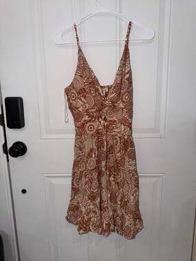 Romantic Gypsy Floral Print V-Neck Mini Dress